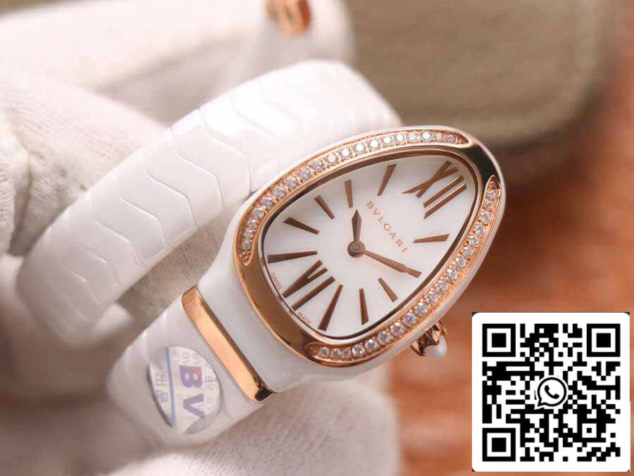 Bulgari Serpenti 102613 1:1 Best Edition BV Factory quadrante bianco