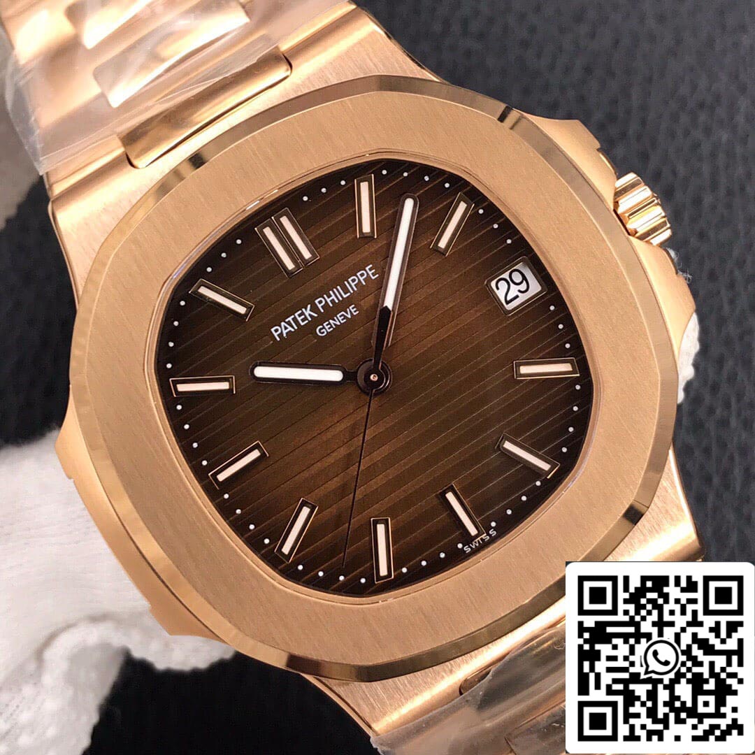 Patek Philippe Nautilus 5711/1R-001 1:1 Mejor edición 3K Oro rosa de fábrica