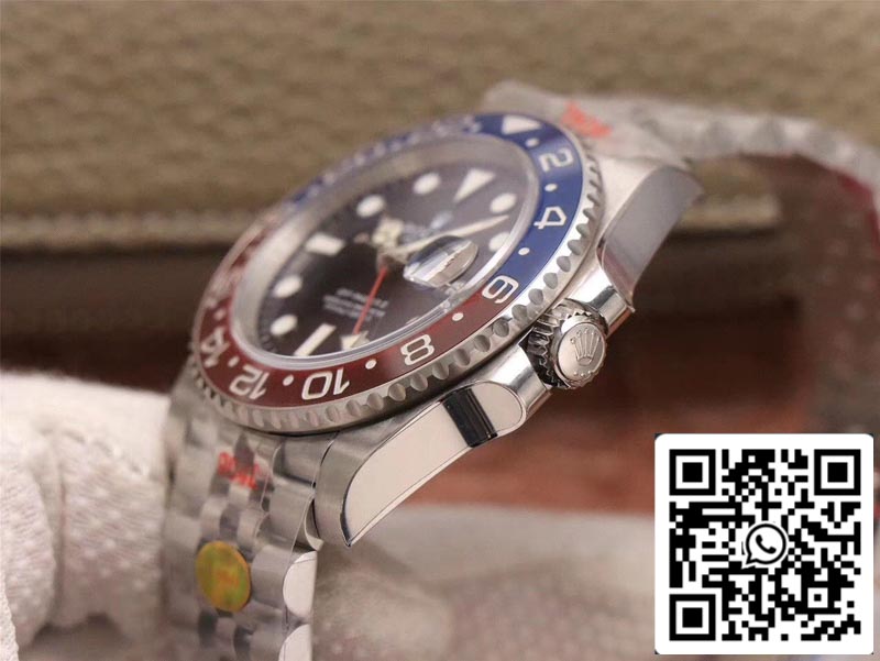 Rolex GMT Master II 126710BLRO-0001 1:1 Best Edition Noob Factory Black Dial Swiss ETA3285