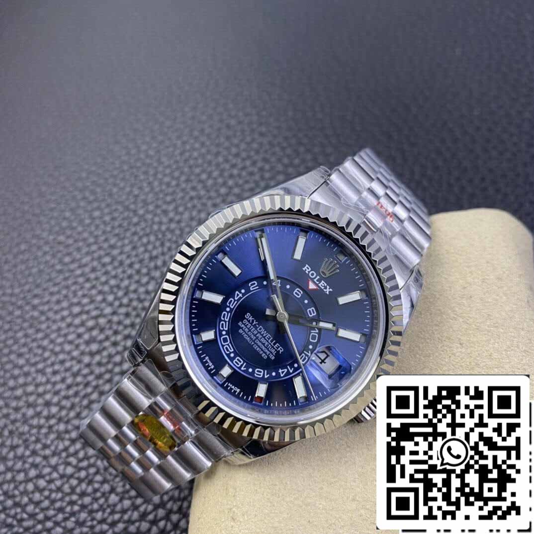 Rolex Sky Dweller M336934-0006 1:1 Mejor Edición Noob Factory V2 Esfera Azul