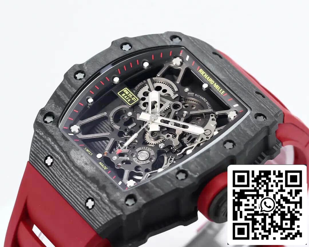 Richard Mille RM35-01 Cinturino in caucciù di fabbrica BBR della migliore edizione 1: 1