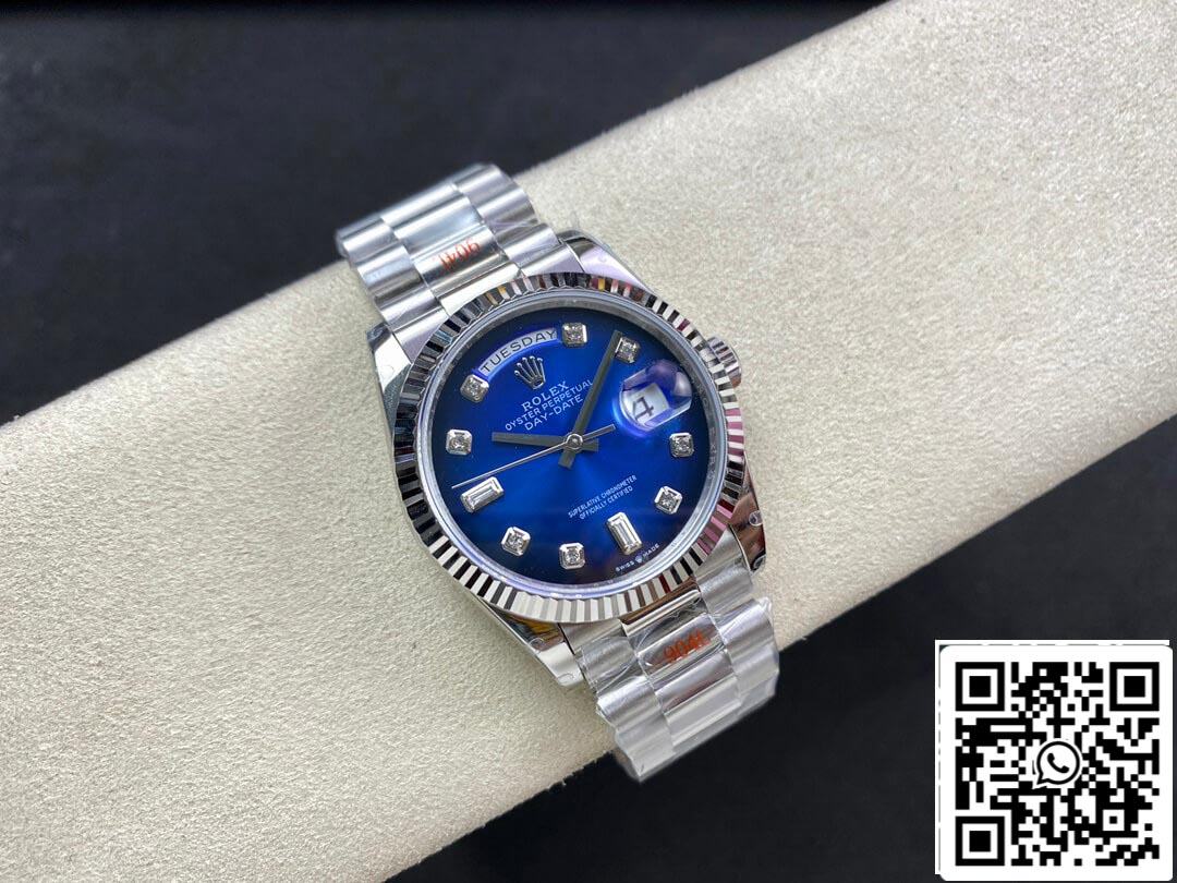 Rolex Day Date M128239-0023 36MM 1:1 Best Edition GM Factory quadrante con diamanti