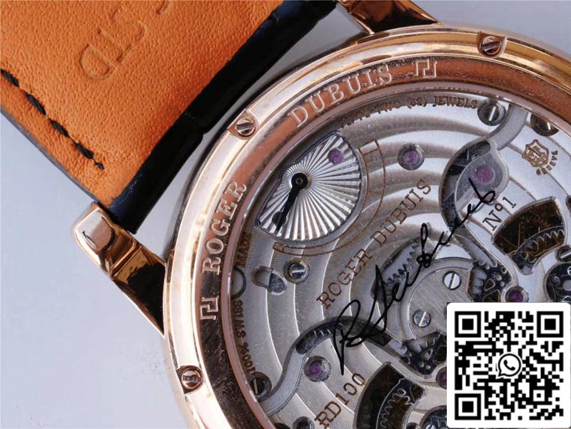 Roger Dubuis Hommage RDDBHO0562 1:1 Mejor edición JB Factory Rose Gold Swiss RD100