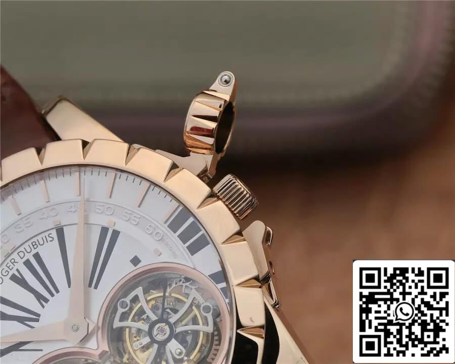 Roger Dubuis Excalibur RDDBEX0249 1:1 Best Edition JB Factory Tourbillon White Dial