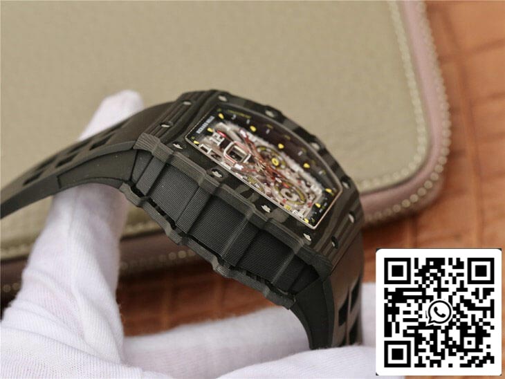 Richard Mille RM11-03 1:1 Best Edition KV Factory Black Carbon Fiber Case