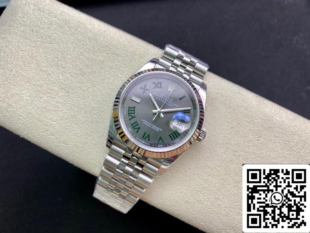 Rolex Datejust M126234-0045 36MM 1:1 Best Edition EW Quadrante grigio fabbrica