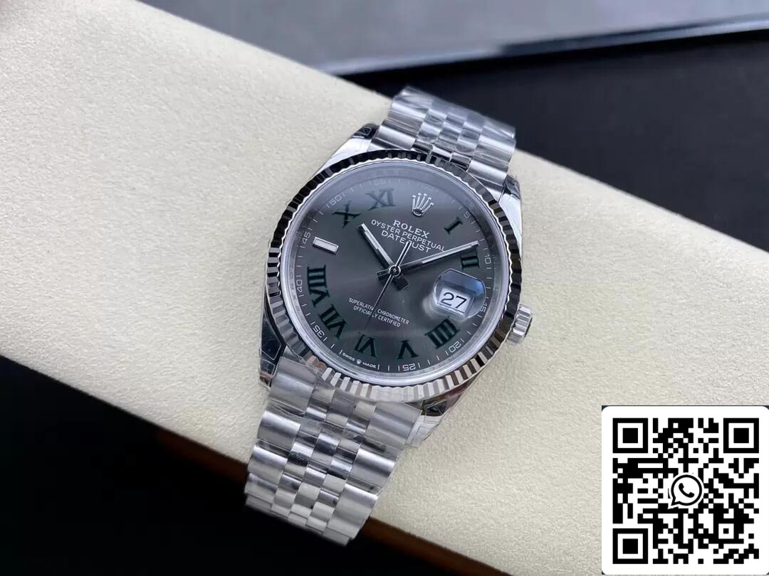 Rolex Datejust M126234-0045 36MM 1:1 Mejor edición VS esfera gris de fábrica