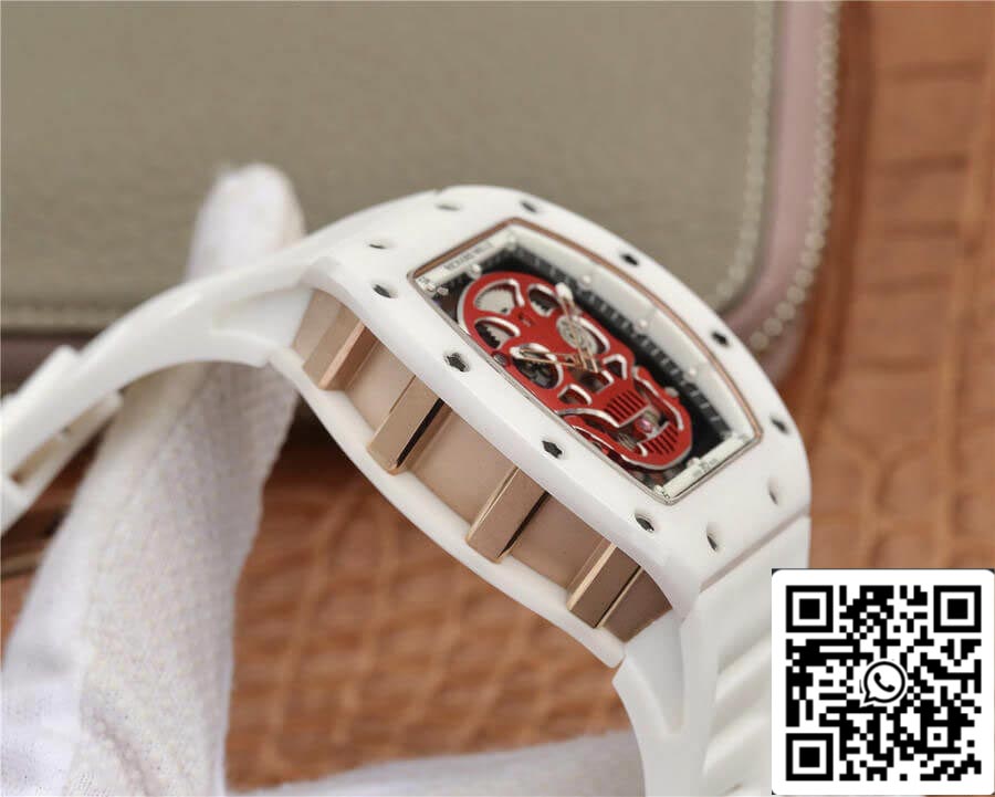 Richard Mille RM52-01 1:1 Best Edition KV Factory White Ceramic