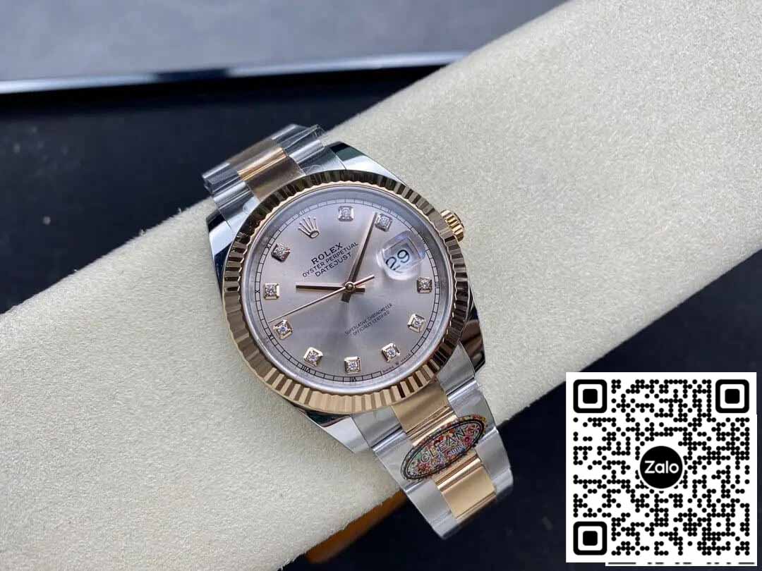 Rolex Datejust 41MM M126331-0007 Quadrante con diamanti di fabbrica pulita 1:1 Best Edition