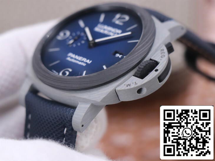 Panerai Luminor PAM1663 1:1 Mejor Edición VS Esfera Azul Ahumada de Fábrica