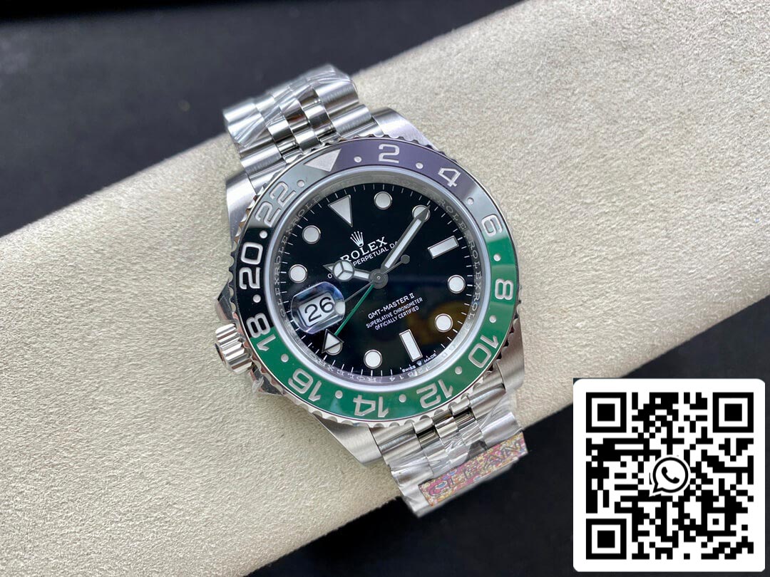 Rolex GMT Master II M126720vtnr-0002 1:1 Mejor edición Clean Factory esfera negra