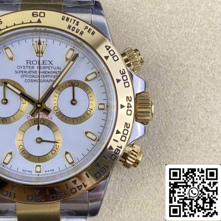 Rolex Cosmograph Daytona M116503-0001 1:1 Mejor edición Clean Factory esfera blanca