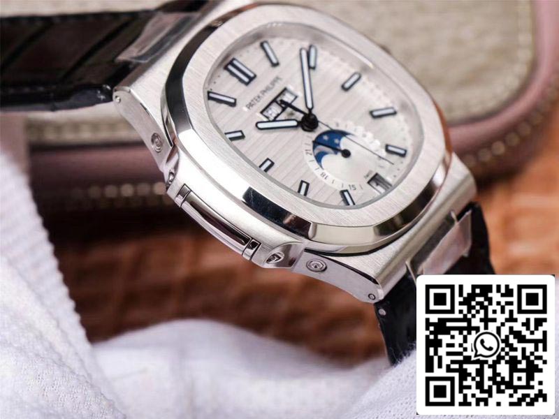 Patek Philippe Nautilus 5726/1A-010 1:1 Mejor edición PF Factory Correa negra Suiza ETA324