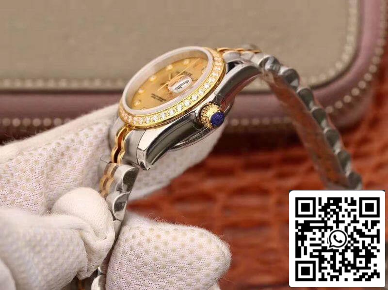 Rolex Lady Datejust 28MM 1:1 Best Edition Swiss NH05 Movement Plating 18K Gold Dial