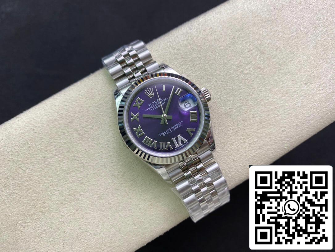 Rolex Datejust M178274-0088 1:1 Best Edition EW Factory Purple Dial