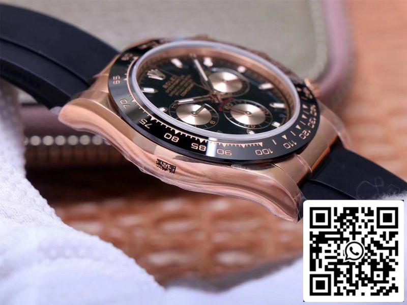 Rolex Daytona M116515LN-0017 1:1 Mejor Edición Noob Factory Esfera Negra Suiza ETA4130