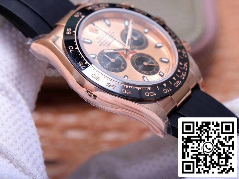 Rolex Daytona M116515LN-0021 1:1 Best Edition Noob Factory Pink Dial Swiss ETA4130