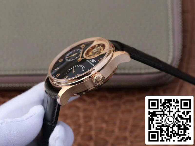 IWC Portuguese IW504210 Tourbillon 18K Rosegold 1:1 Best Edition Swiss automatic complicated tourbillon movement