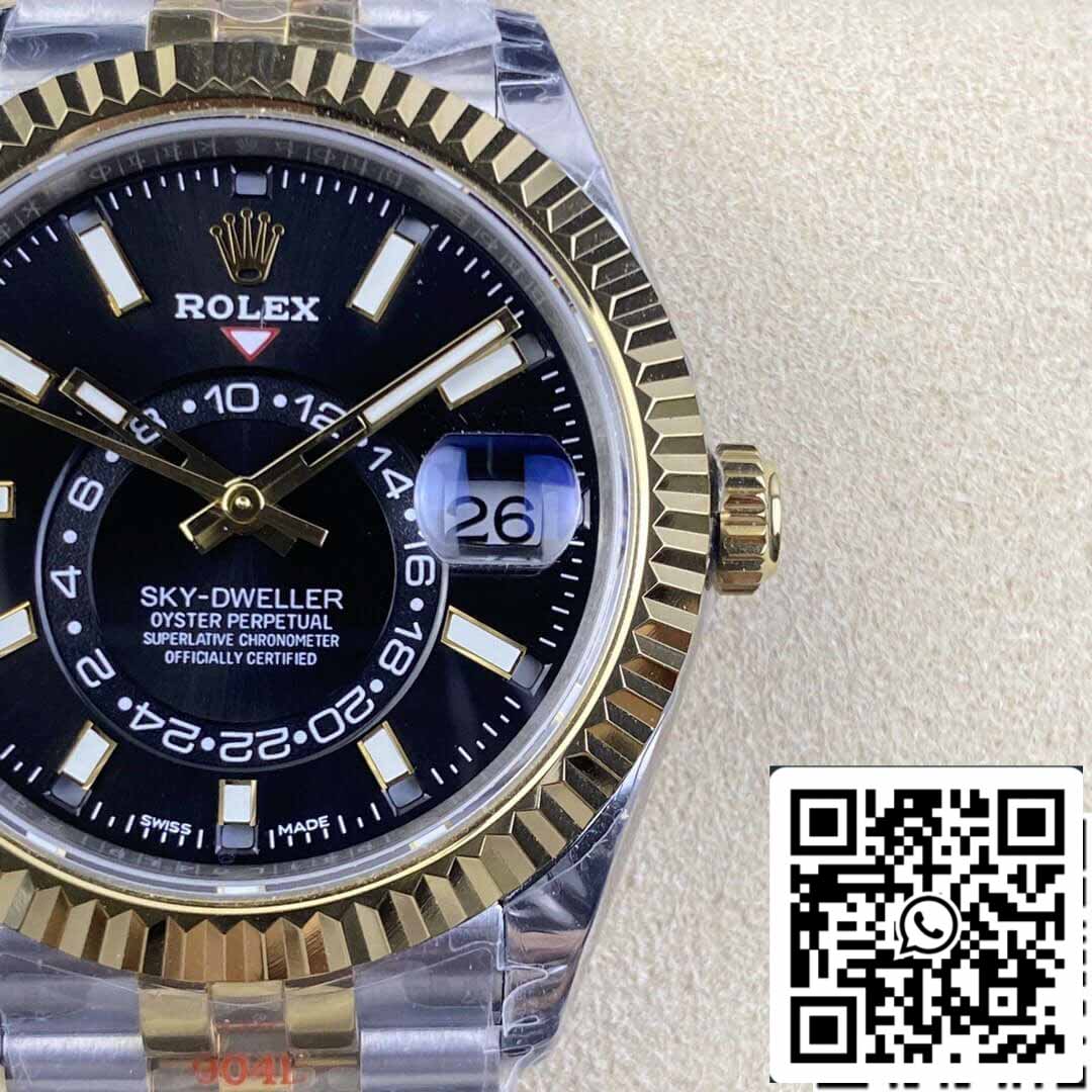 Rolex Sky Dweller M336933-0004 1:1 Best Edition Noob Factory V2 Black Dial