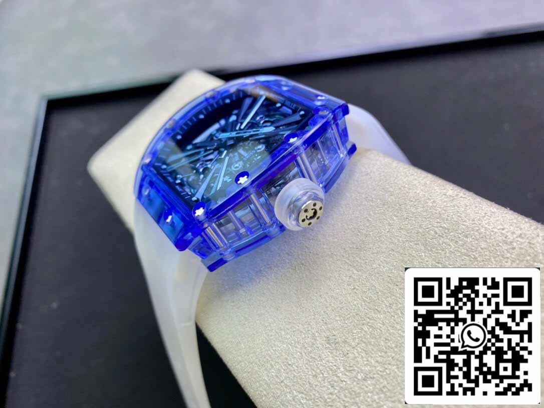 Richard Mille RM12-01 1:1 Best Edition RM Factory Tourbillon Sapphire Clear Version