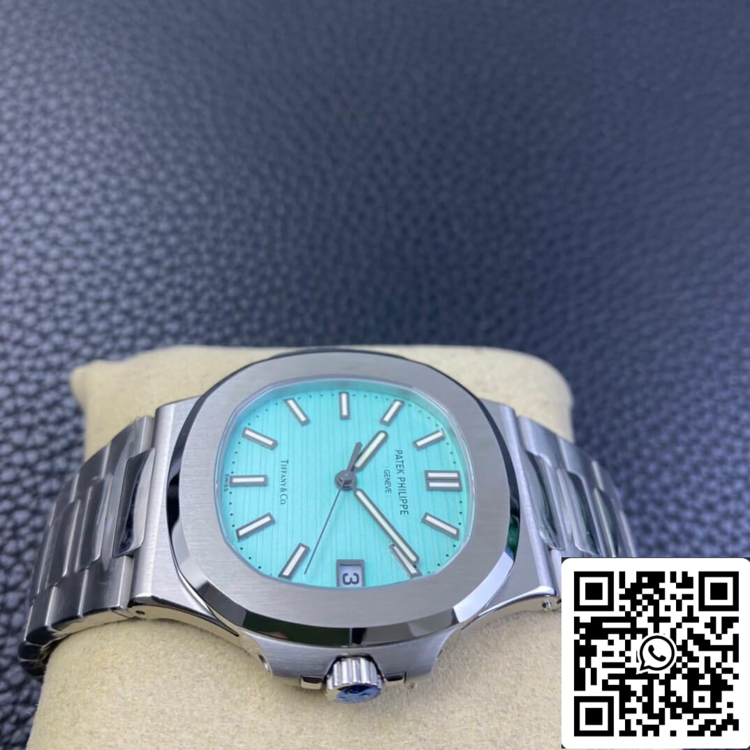 Patek Philippe Nautilus 5711/1A-018 1:1 Migliore edizione 3K Factory Quadrante blu Tiffany