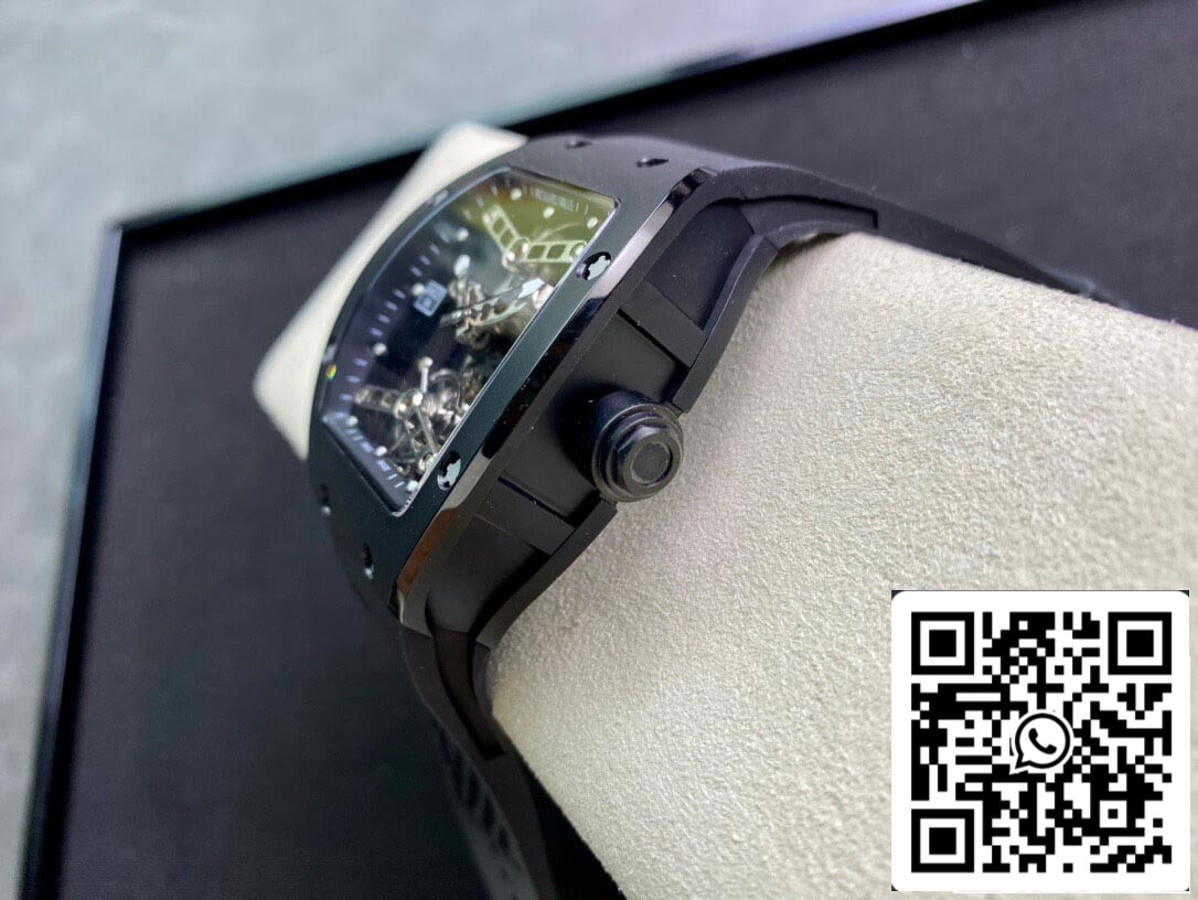 Richard Mille RM027 1:1 Best Edition EUR Quadrante nero trasparente di fabbrica