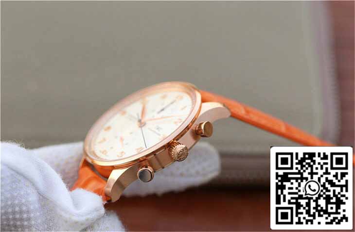 IWC Portuguese ZF Factory 1:1 Best Edition Orange Strap