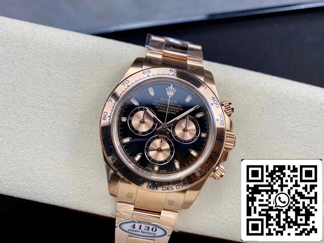 Rolex Cosmograph Daytona M116505-0008 1:1 Best Edition Clean Factory Rose Gold