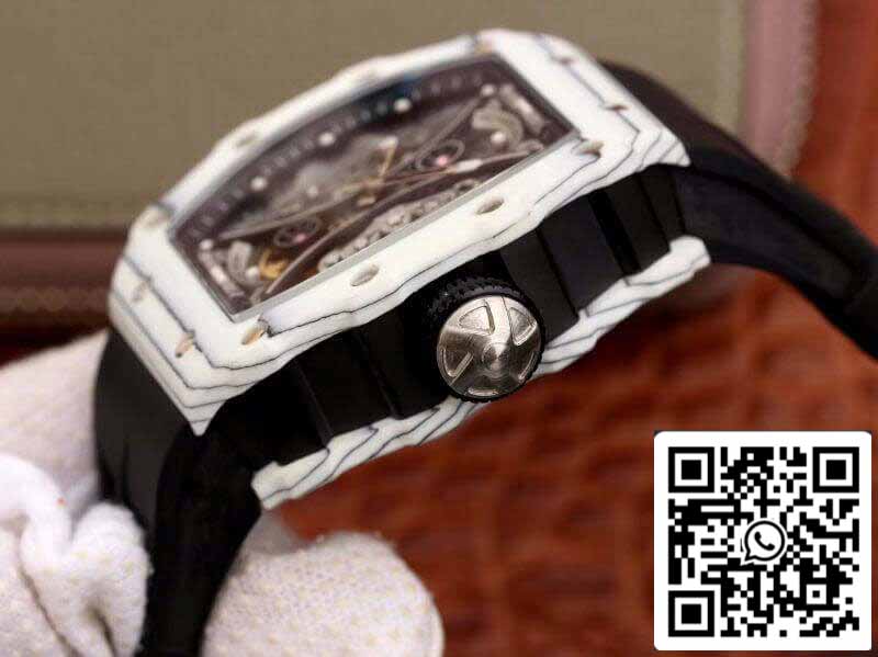 Richard Mille Pablo Mac Donough RM53-01 1:1 Mejor edición Swiss ETA Movimiento mecánico importado Esfera esquelética Correa de caucho negra