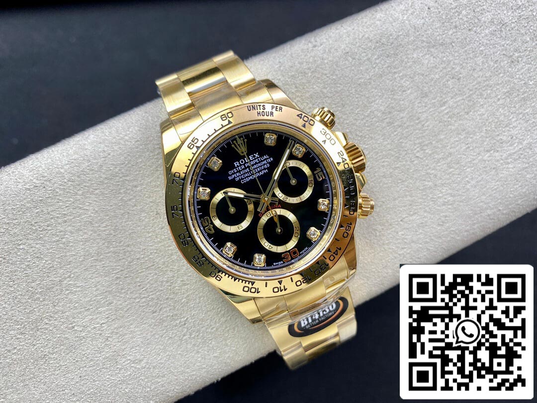 Rolex Daytona M116508-0016 1:1 Mejor edición BT Factory esfera negra