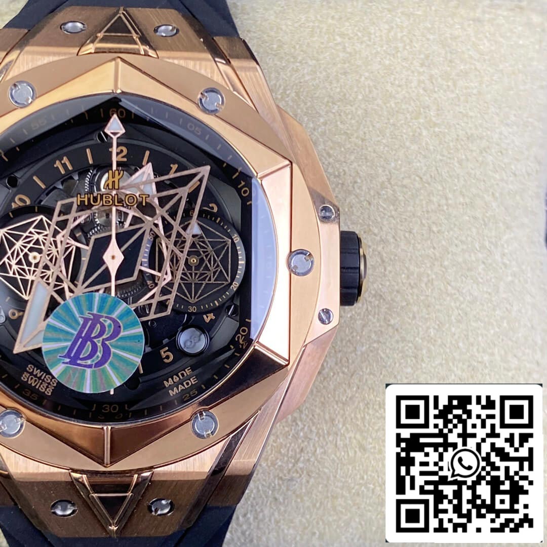 Hublot Big Bang Sang Bleu II 418.OX.1108.RX.MXM19 1:1 Best Edition BBF Factory Black Dial