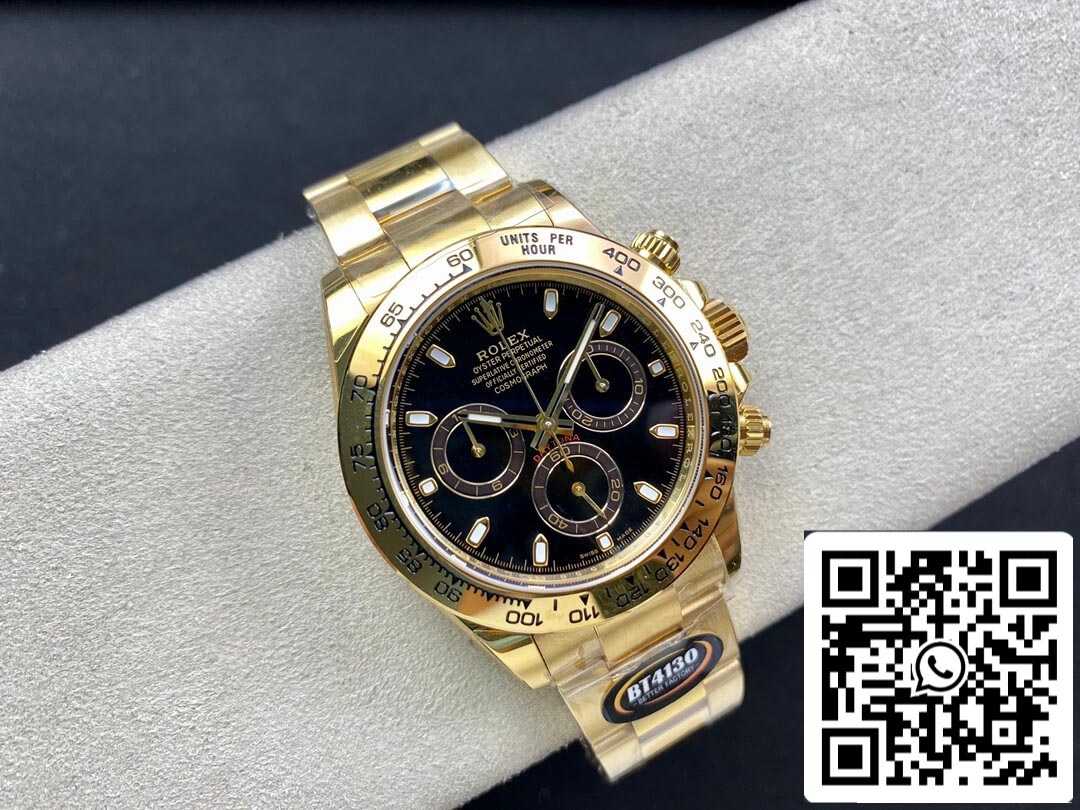 Rolex Daytona M116508-0004 1:1 Mejor Edición BT Factory Oro Amarillo