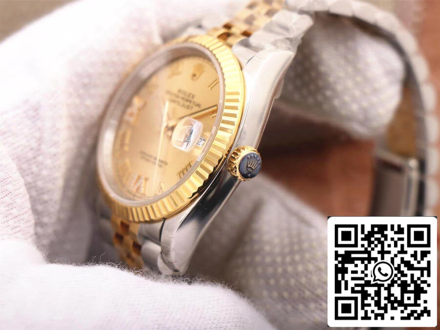 Rolex Datejust 126233 1:1 Best Edition EW Factory Gold Dial