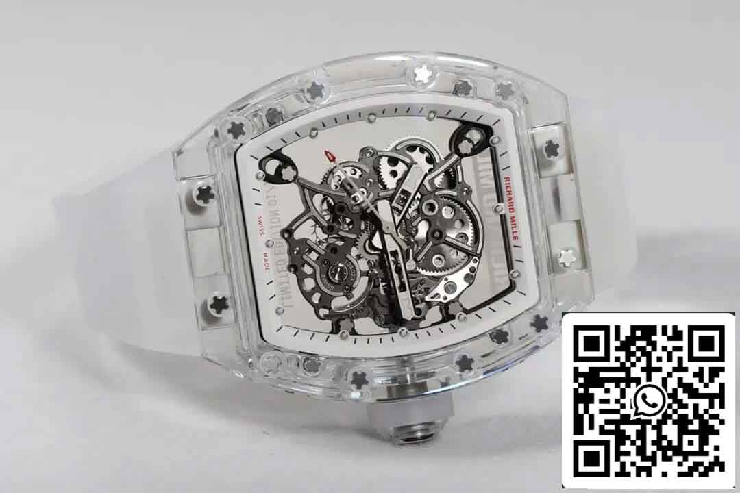 Richard Mille RM055 1:1 Best Edition RM Factory Transparent Case Replica Watch