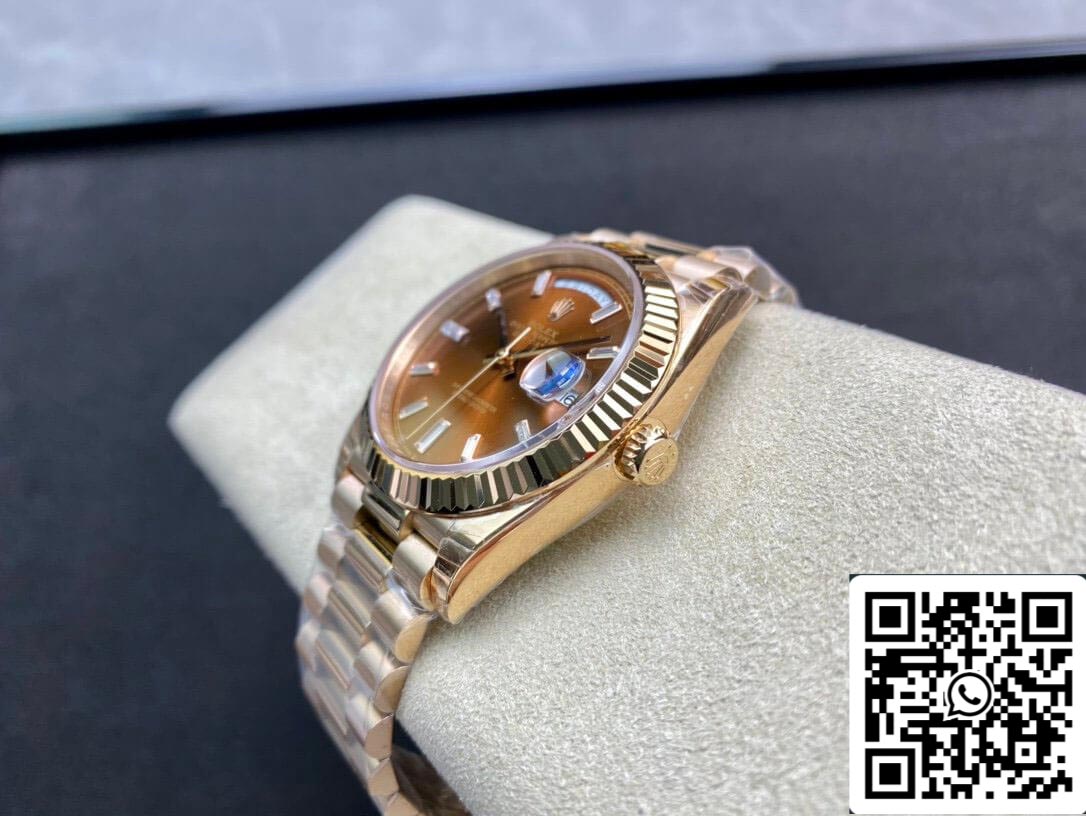 Rolex Day Date 228235 1:1 Best Edition EW Factory V2 Brown Dial