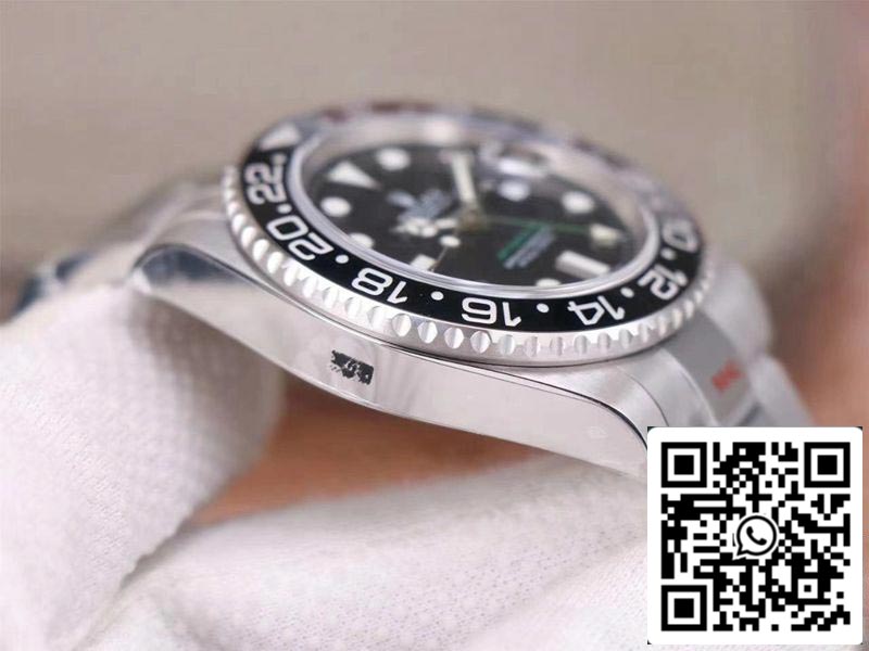 Rolex GMT Master II 116710LN-78200 1:1 Mejor edición Noob Factory V11 esfera negra suiza ETA3186