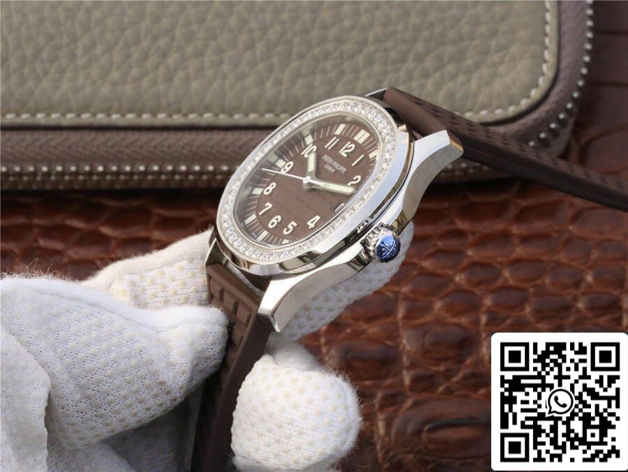 Patek Philippe Aquanaut 5067A-023 1:1 Best Edition PPF Factory Diamond Brown Dial