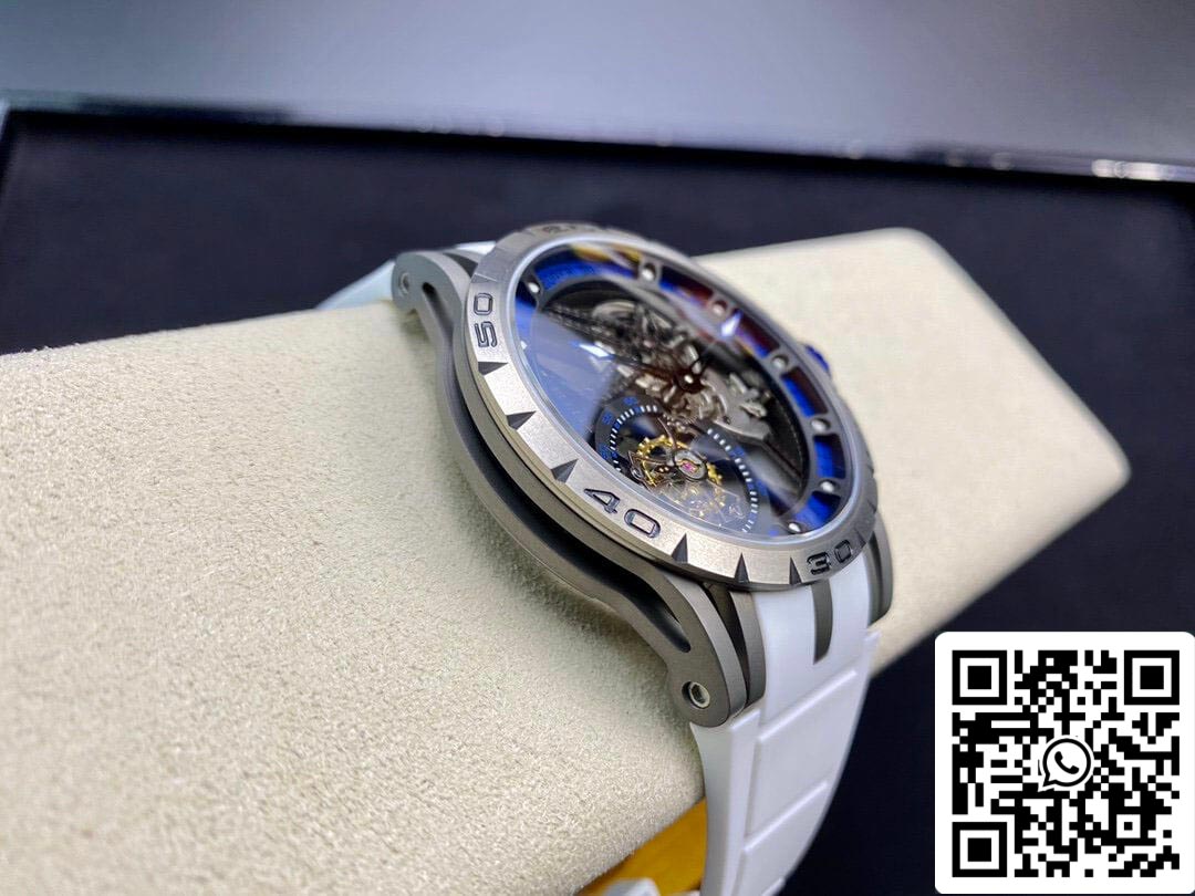 Roger Dubuis Excalibur RDDBEX0479 1: 1 Best Edition BBR Factory Tourbillon cinturino in caucciù