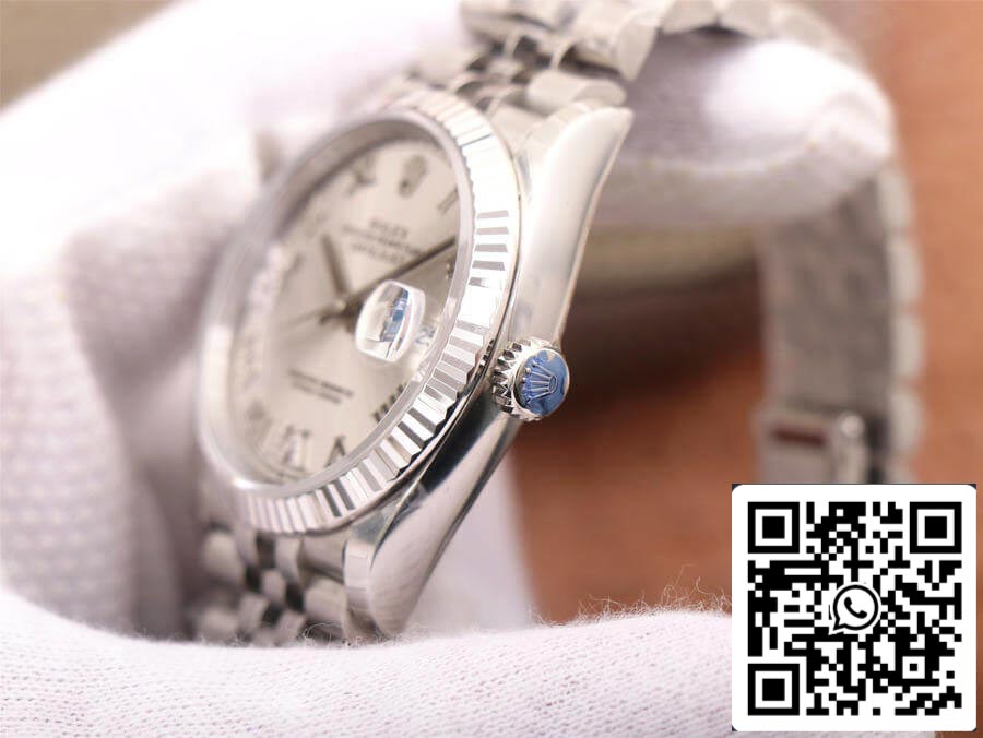 Rolex Datejust M126234-0029 1:1 Mejor edición EW Factory esfera plateada