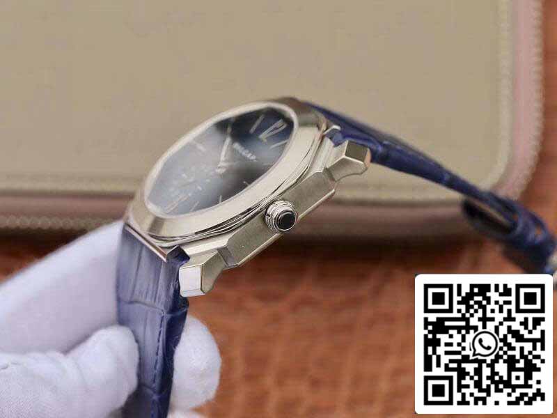 Bvlgari Octo Finissimo Extra Thin Automatic 103035 Orologio da uomo quadrante blu 1:1 Best Edition Swiss BVL193