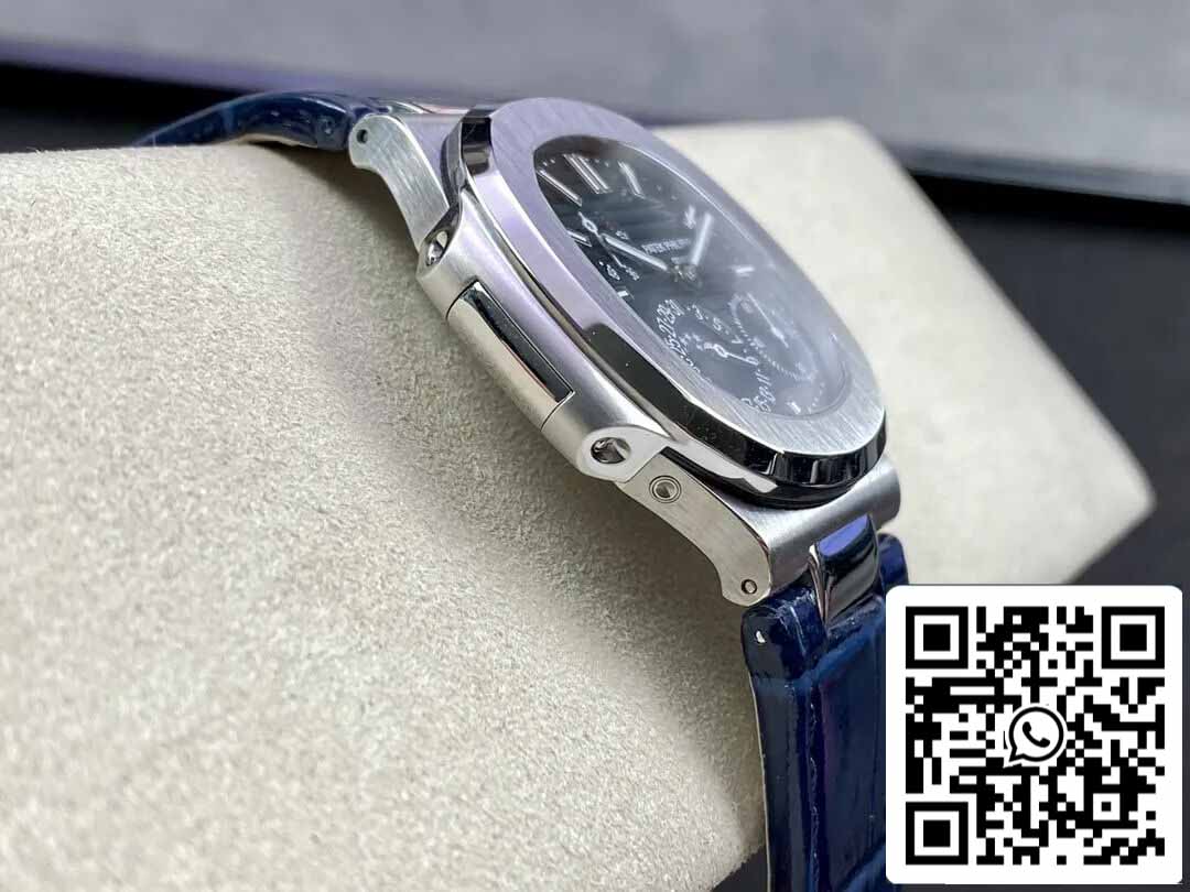 Patek Philippe Nautilus 5712 1:1 Mejor edición GR Factory Correa de cuero azul