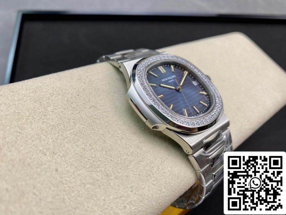 Patek Philippe Nautilus 5713/1G-010 1:1 Best Edition PPF Factory V4 Blue Dial Swiss ETA324