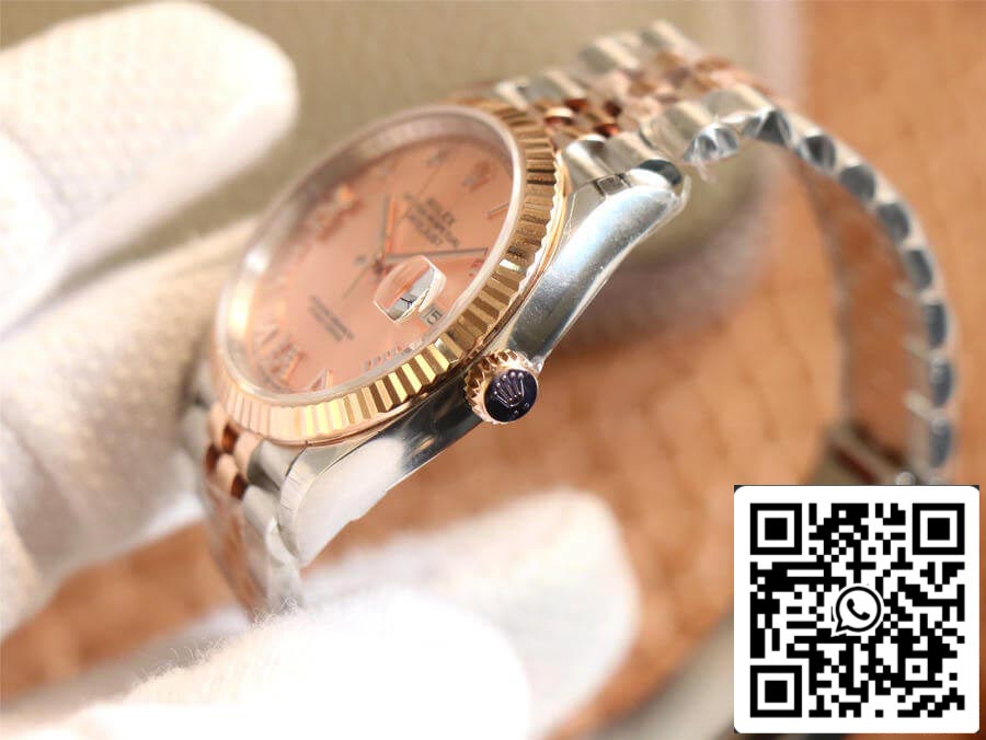 Rolex Datejust M126231-0027 1:1 Best Edition EW Factory in oro rosa