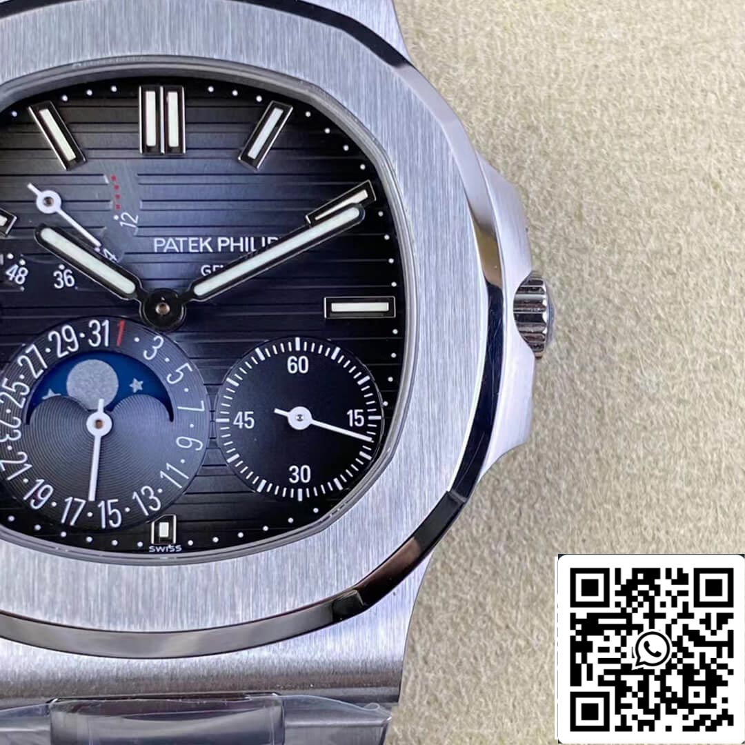 Patek Philippe Nautilus 5712/1A-001 1:1 Mejor edición ZF Factory V2 Acero inoxidable