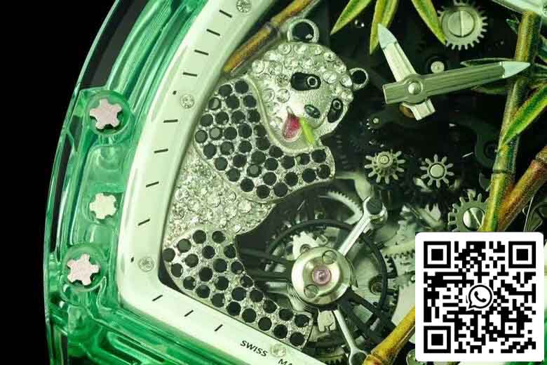 Richard Mille RM26-01 Tourbillon Miglior quadrante scheletrato verde fabbrica RM edizione 1: 1