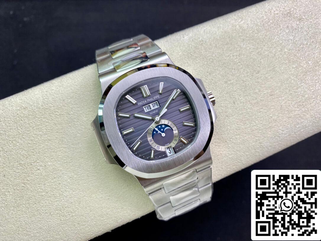 Patek Philippe Nautilus 5726/1A-001 1:1 Best Edition PPF Factory Quadrante grigio