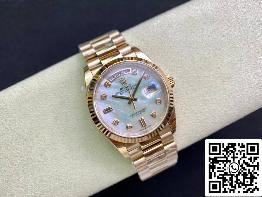 Rolex Day Date M128235-0029 1:1 Best Edition EW Factory Rose Gold