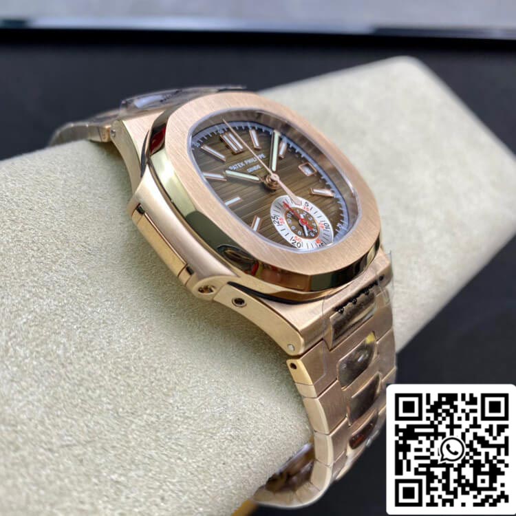 Patek Philippe Nautilus 5980-1R 1:1 Migliore edizione 3K Factory V2 Oro rosa