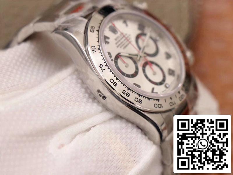 Rolex Daytona Cosmograph 116509-78599 1:1 Mejor Edición Noob Factory Esfera Blanca Suiza ETA4130