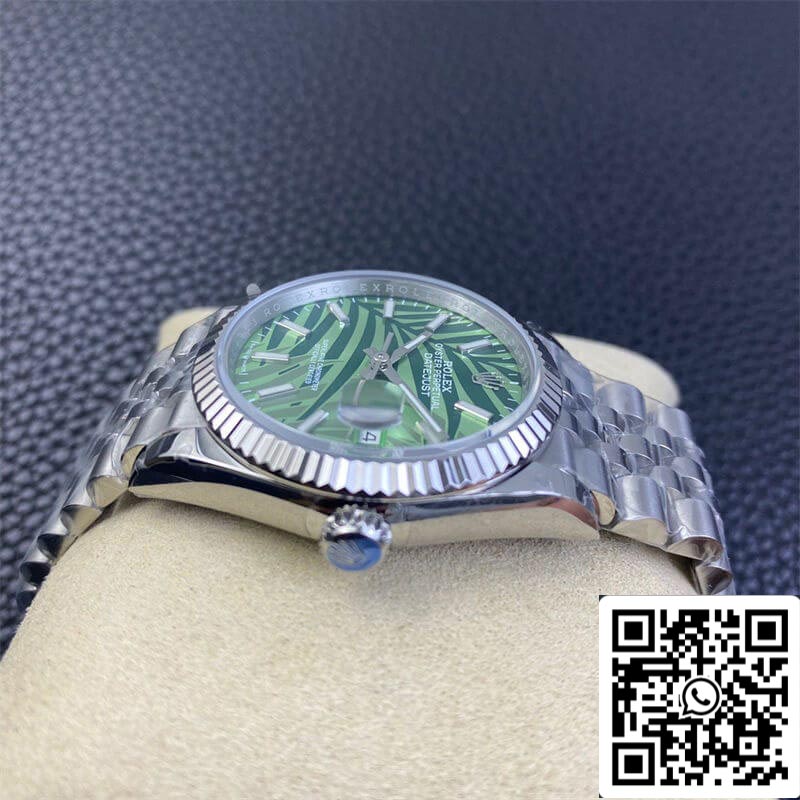 Rolex Datejust M126234-0047 36MM 1:1 Best Edition VS quadrante verde di fabbrica